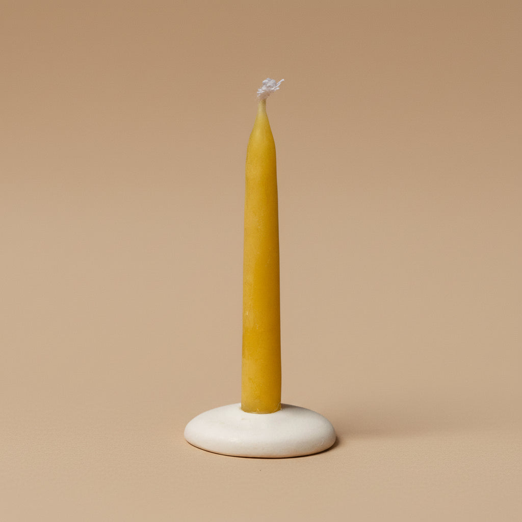 20-minute-beeswax-candles_ and holder