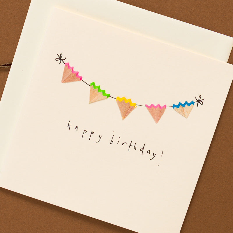 Birthday-Bunting-Pencil-Shaving-Greeting-Card