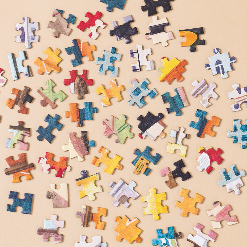 CarolineBonneMuller_sBlackCatinNewYorkWindow1000pcPuzzle pieces