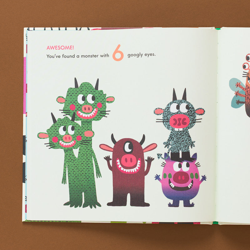 This_Book_is_Bursting_with_Monsters open page about the number 6