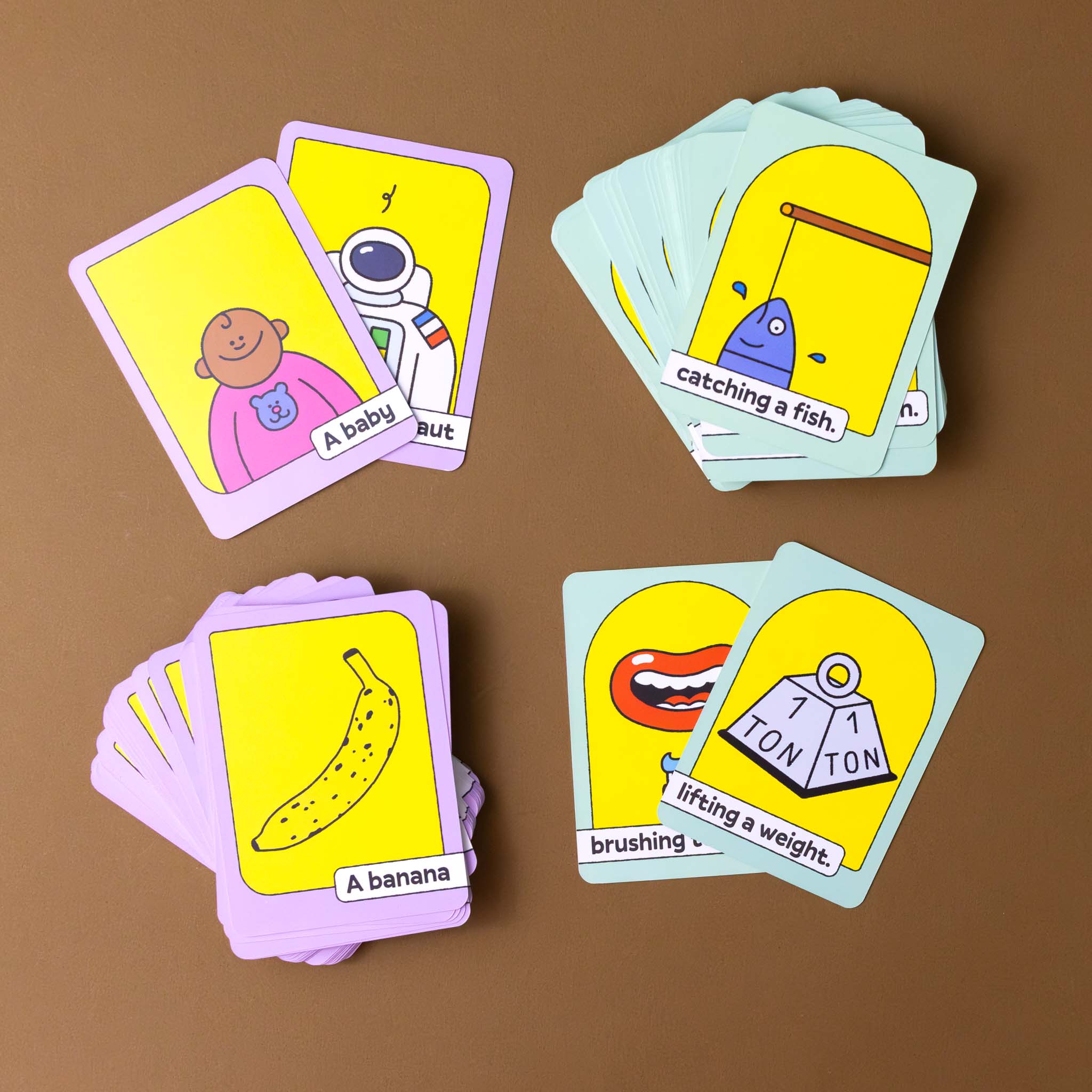 a-monkey-eating-a-lemon-family-charades-game-example-cards