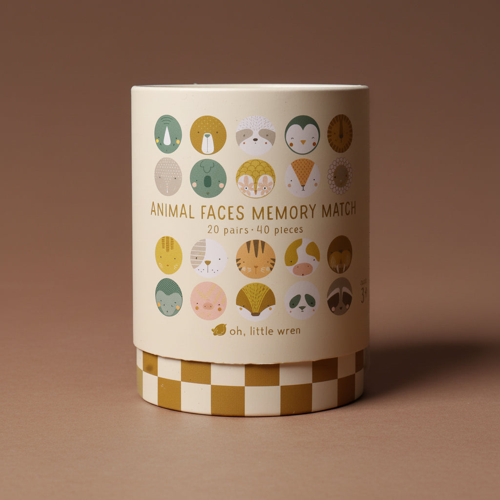 Animal Faces Memory Game