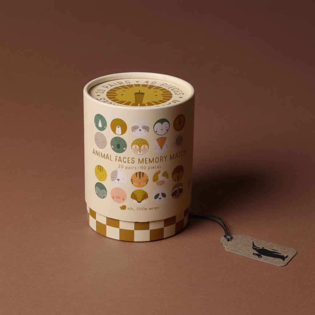 Animal Faces Memory Game