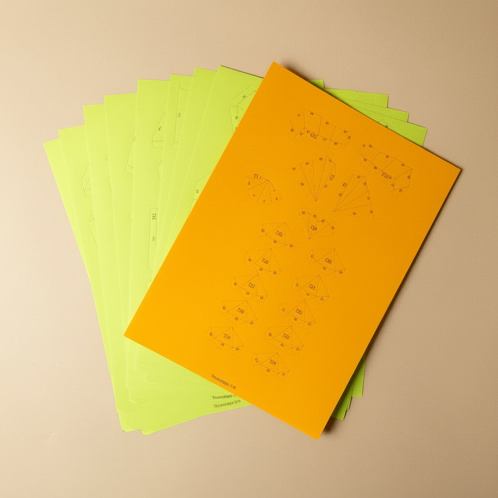 Build Your Own 3-D Origami Triceratops Lamp Model Kit