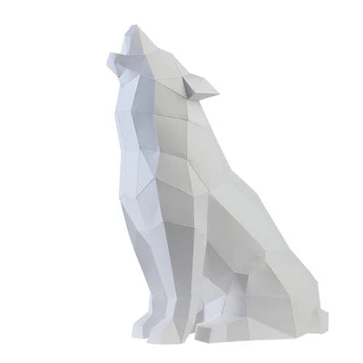 build-your-own-3-d-origami-wolf-lamp-model-kit-completed-model-white
