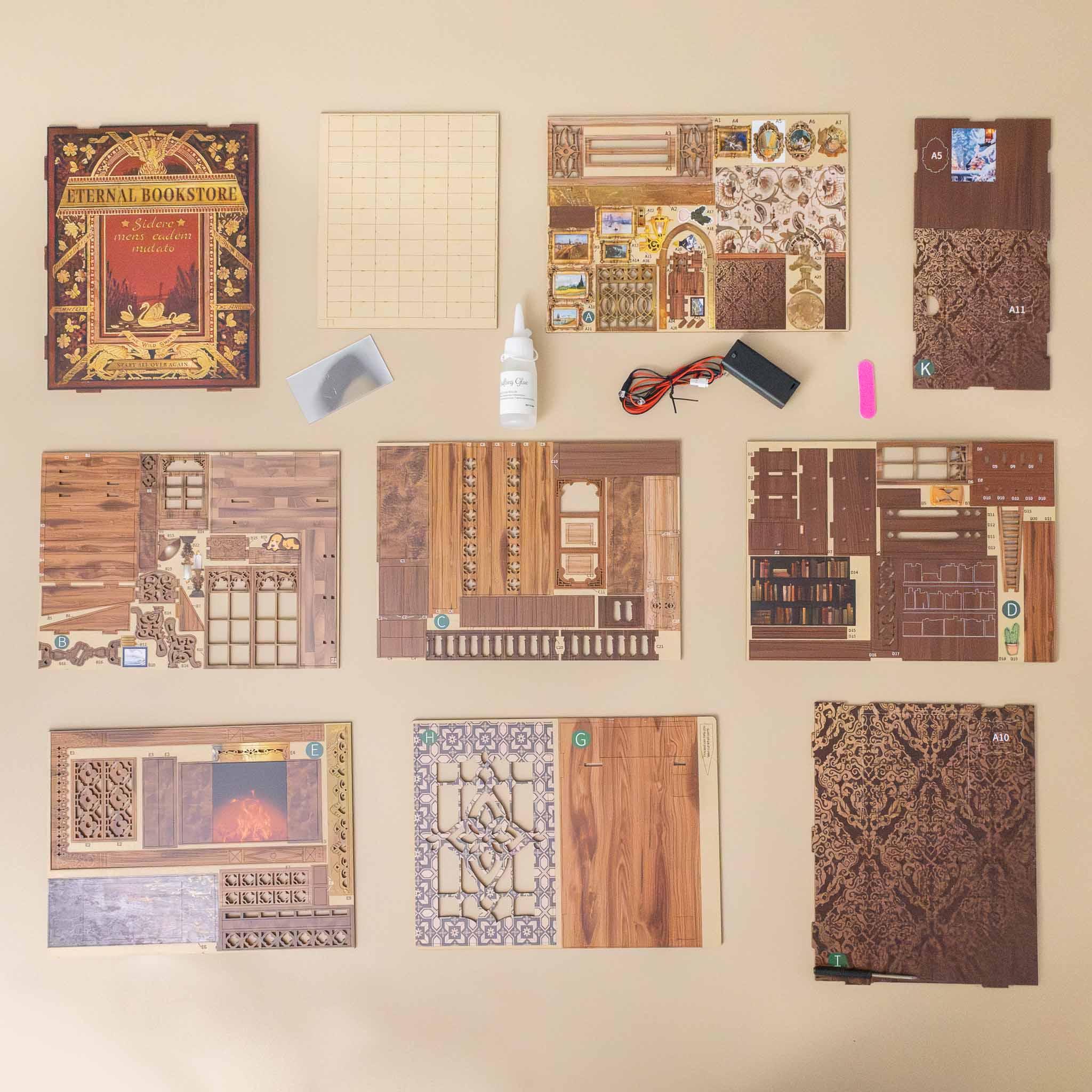 Build Your Own Wooden Book Nook | Eternal Book Shoppe