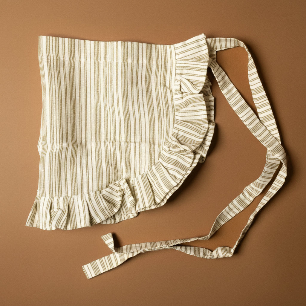 childrens-ruffled-linen-apron-stripes-folded
