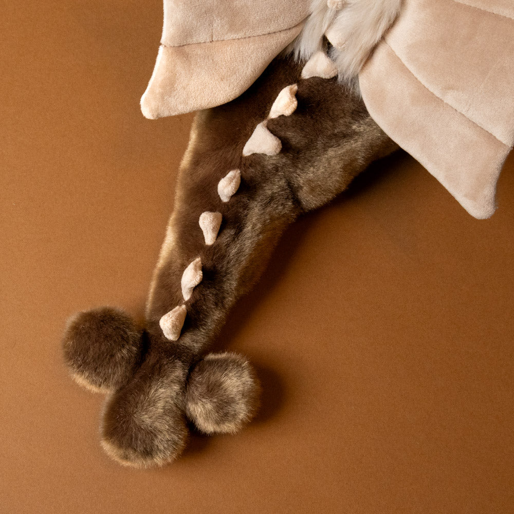 clubs-the-dragon-grey-stuffed-animal-club-tail