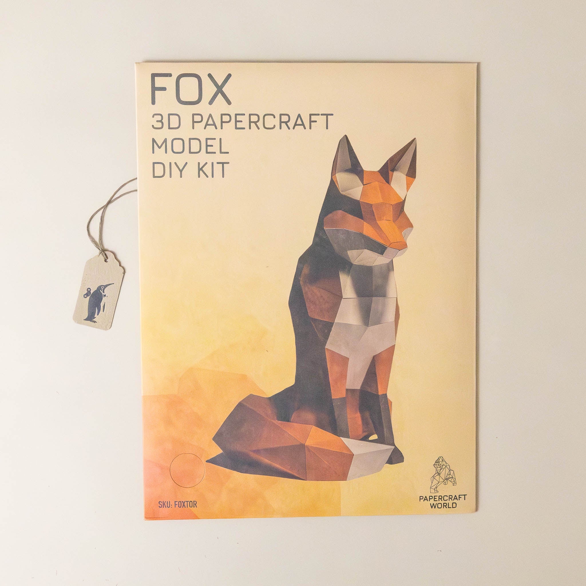 create-your-own-orange-and-white-3-d-origami-fox-model-kit