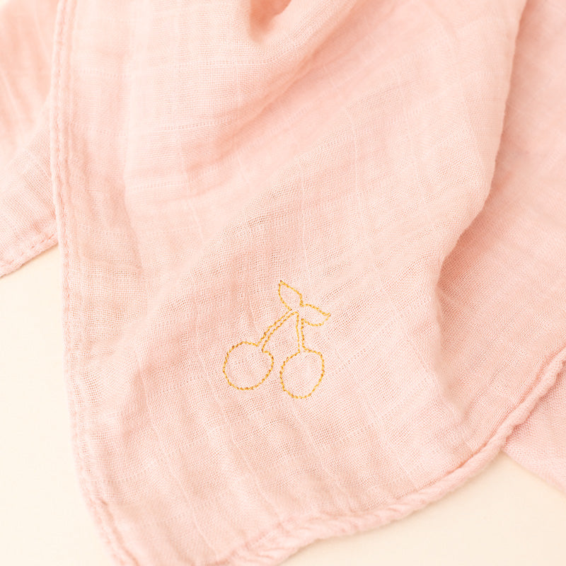 embroidered-cherries ccotton-muslin-square-rose-petale