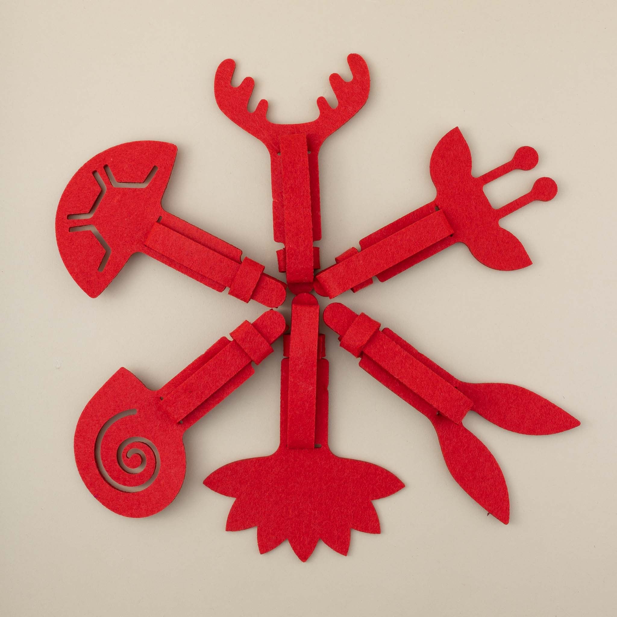 six-felt-shadow-puppets- wings-shells-fur