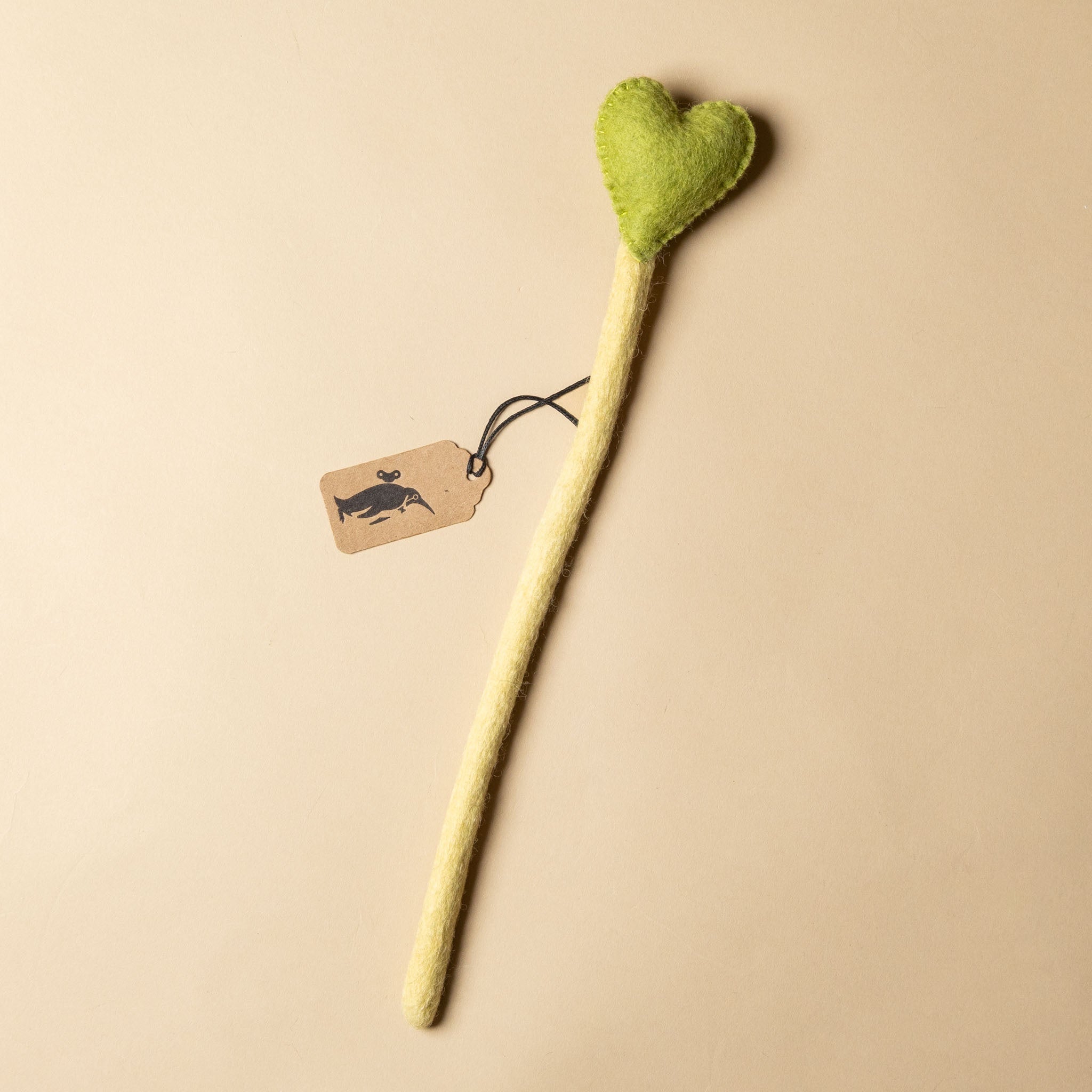 felted-heart-stem-green