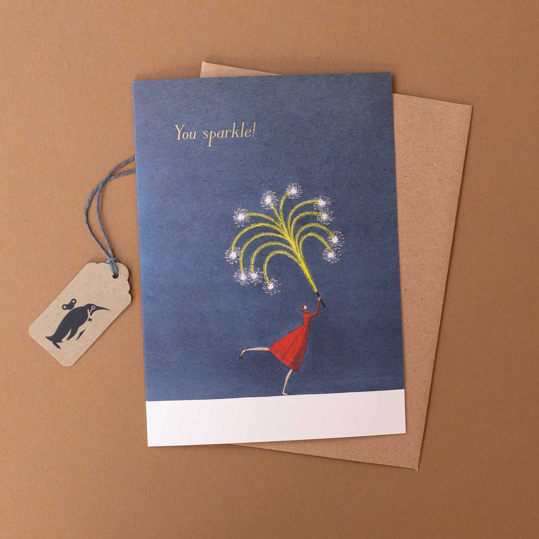 Fireworks Sparkle Greeting Card