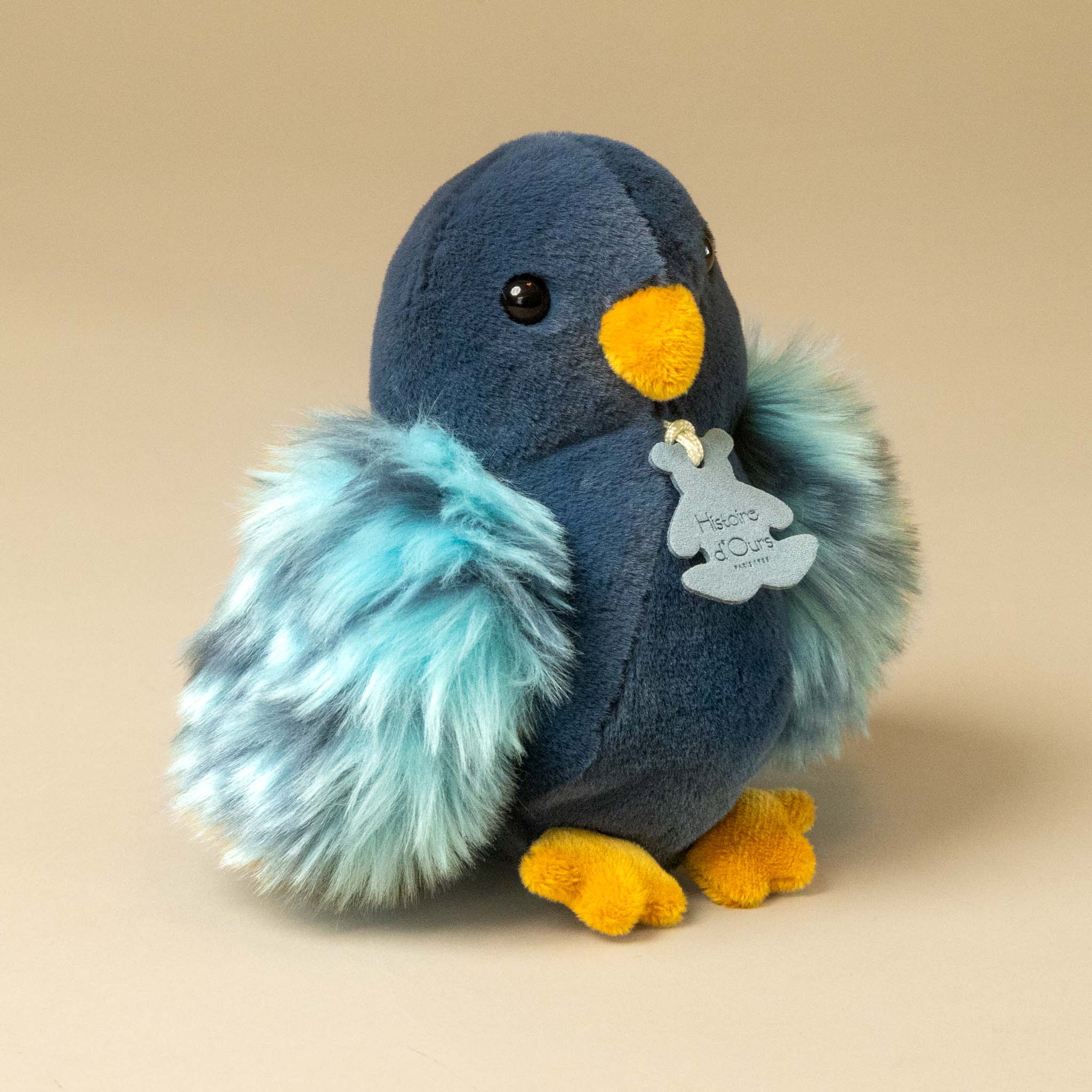 floofy-chick-bleu stuffed animal