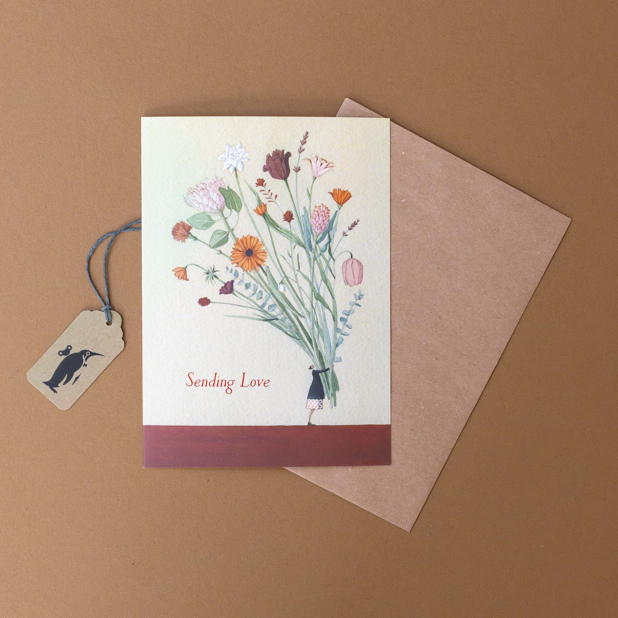 Flower Bundle of Love Greeting Card