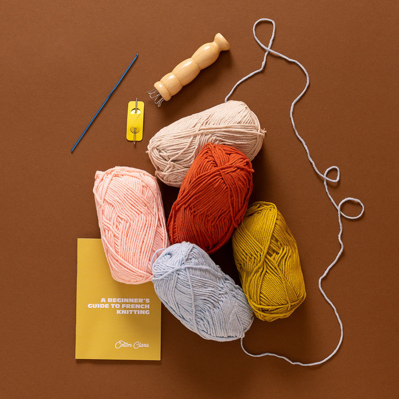 french-knitting-kit components