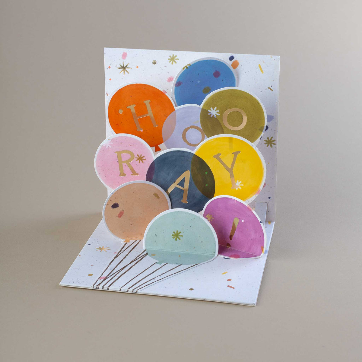 Hip Hip Hooray PopUp Greeting Card pucciManuli