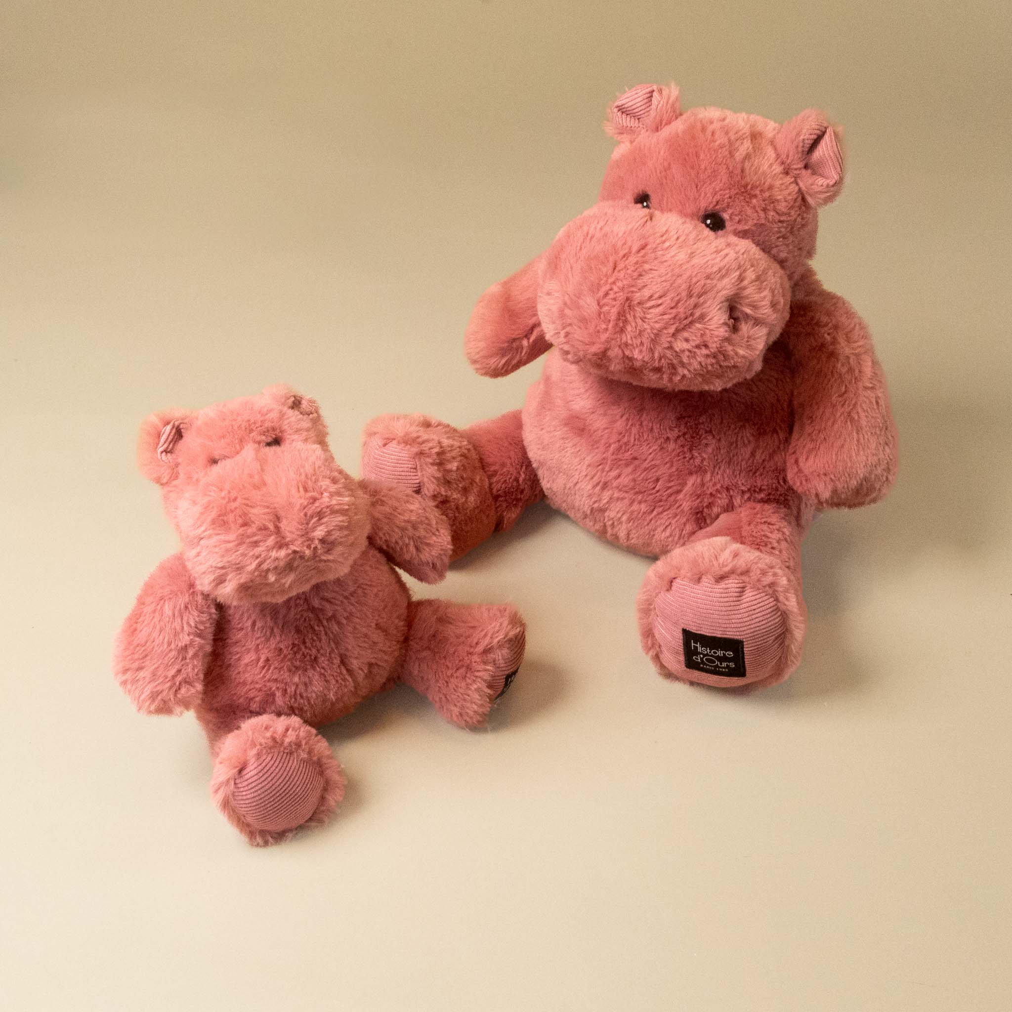 hip-hippo-grenadine-grand petit stuffed- animal