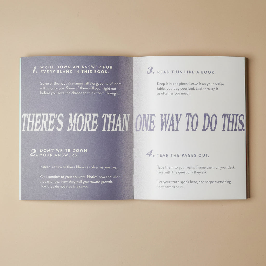 Open im-not-doing-that-any-more-book with text on a beige background