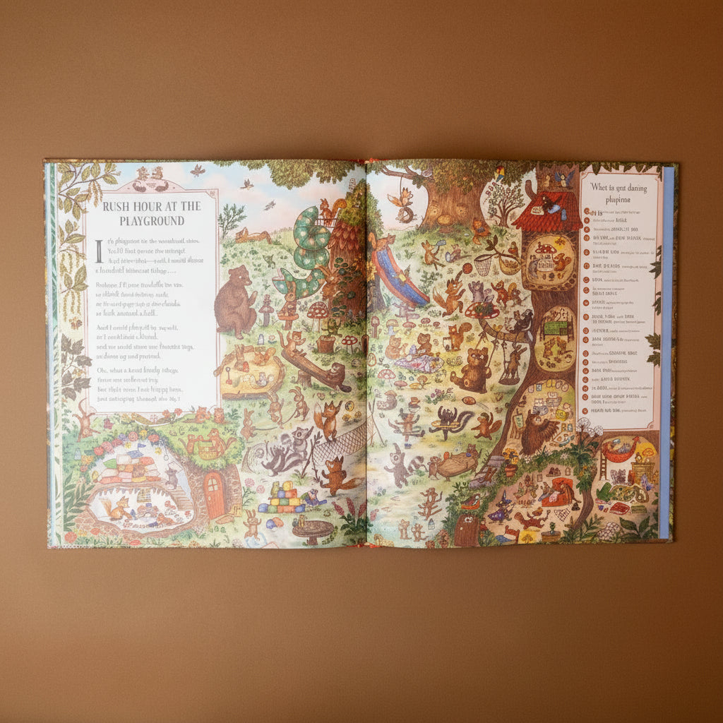 its-busy-down-in-the-woods-today-seek-and-find-book-illustration-of-woodland-scene-and-list-to-find