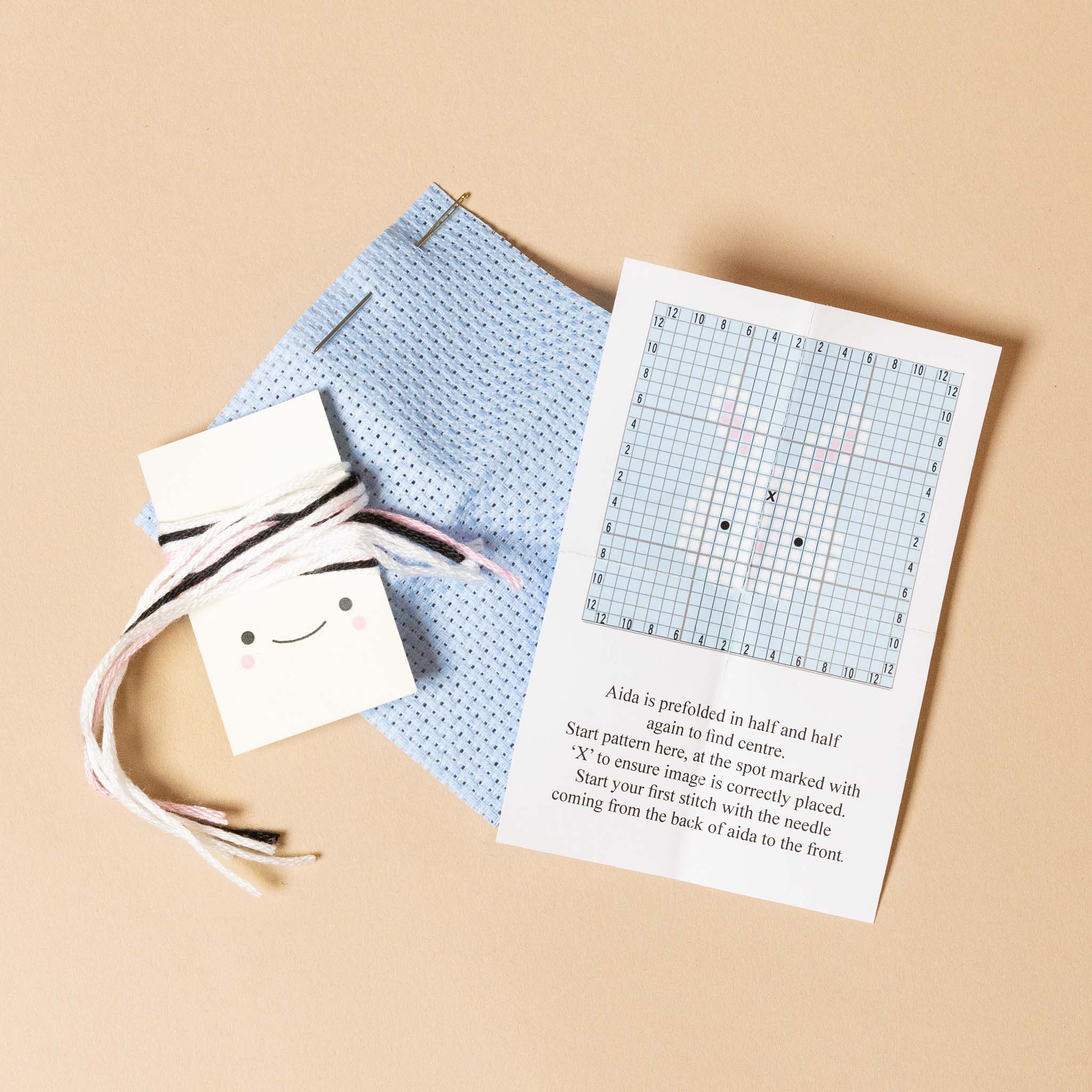 Kawaii Matchbox Cross Stitch Kit | Bunny