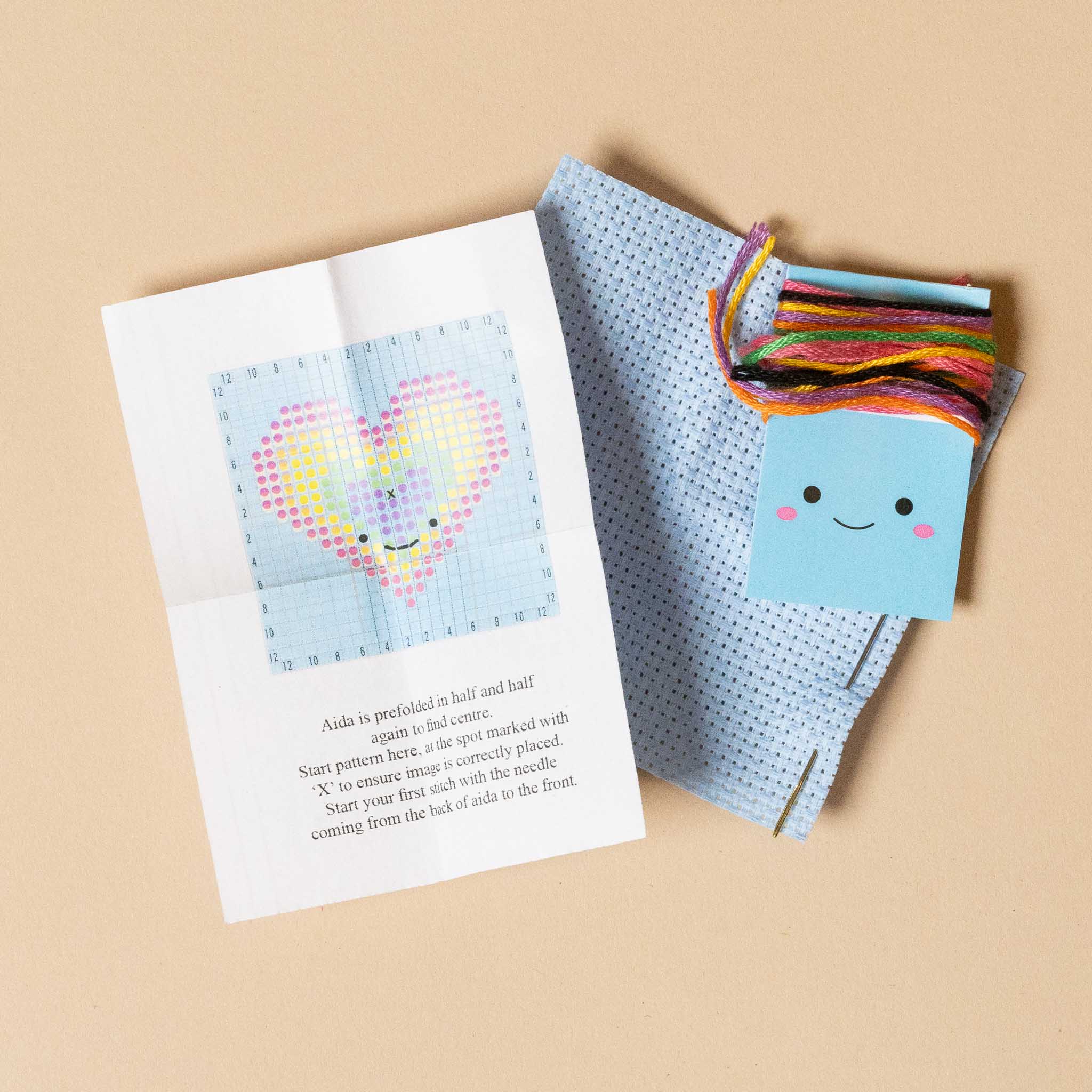 kawaii-matchbox-cross-stitch-kit-rainbow-heart