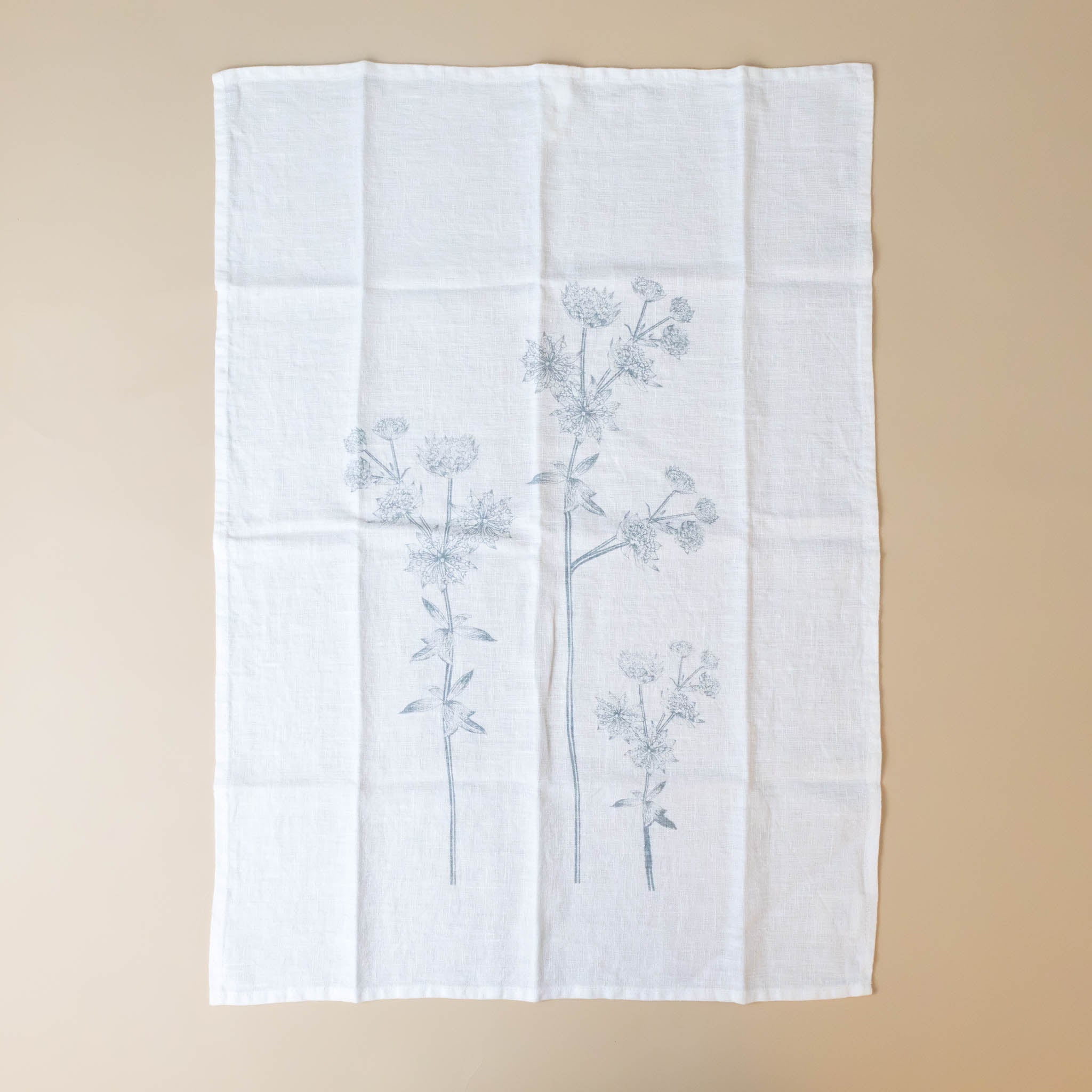 Linen Tea Towel | Astrantia