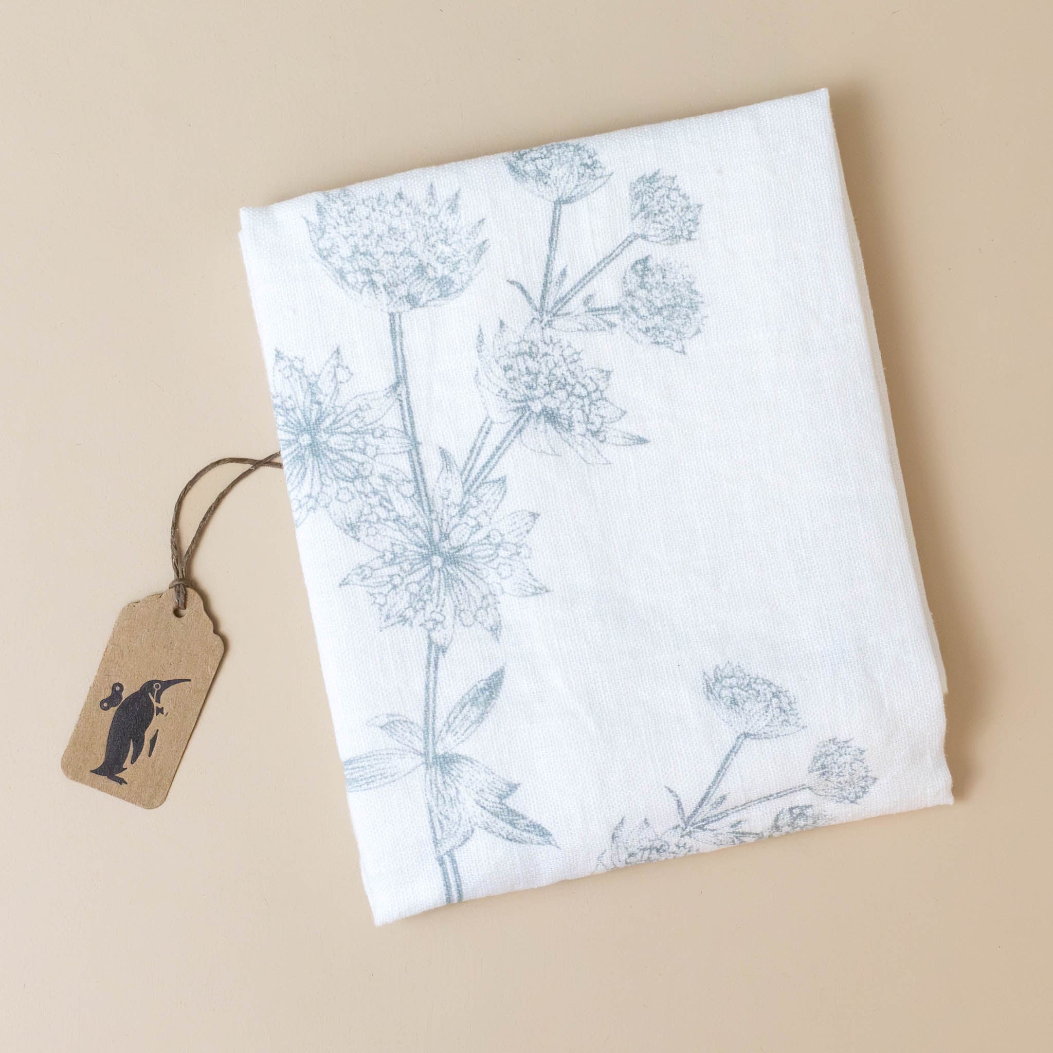 Linen Tea Towel | Astrantia