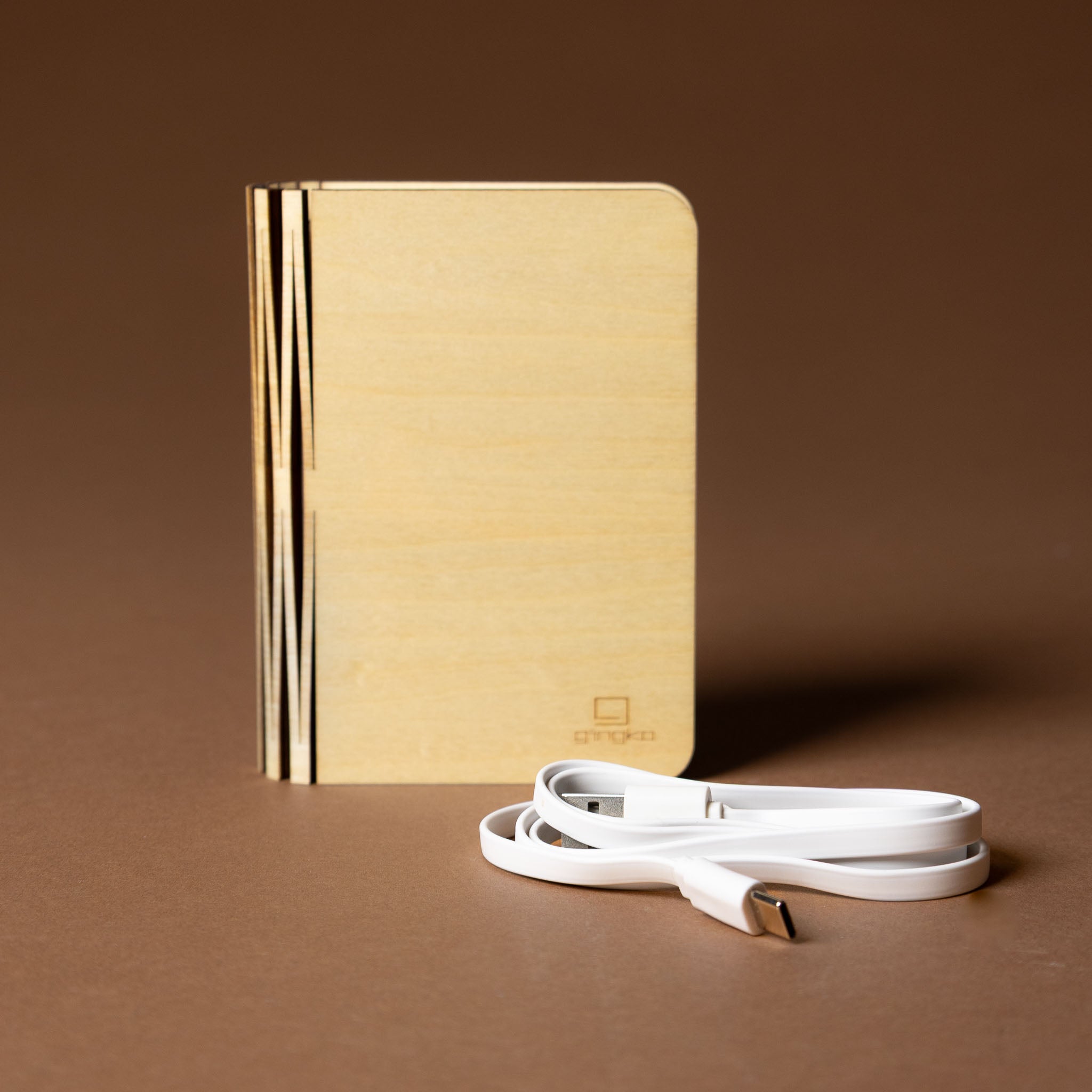 Miniature Wooden Book Lamp| Maple