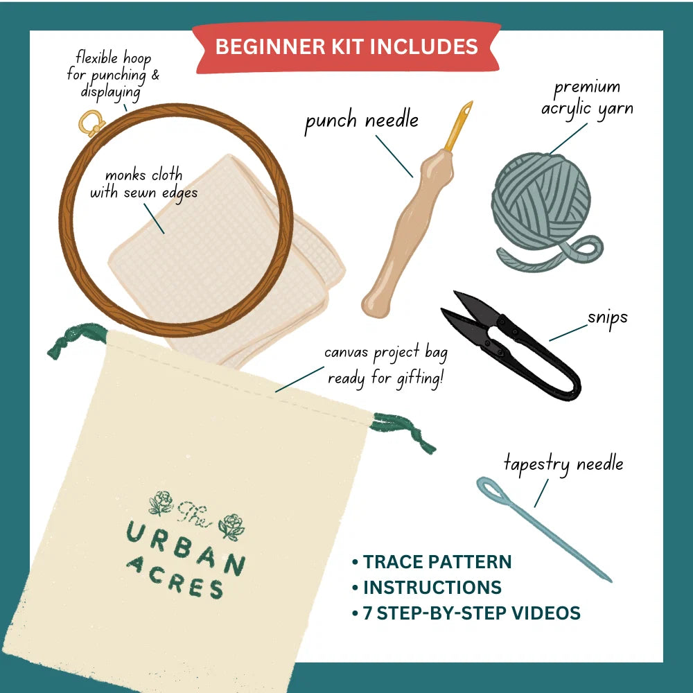 Punch Needle Kit | Sunflower
