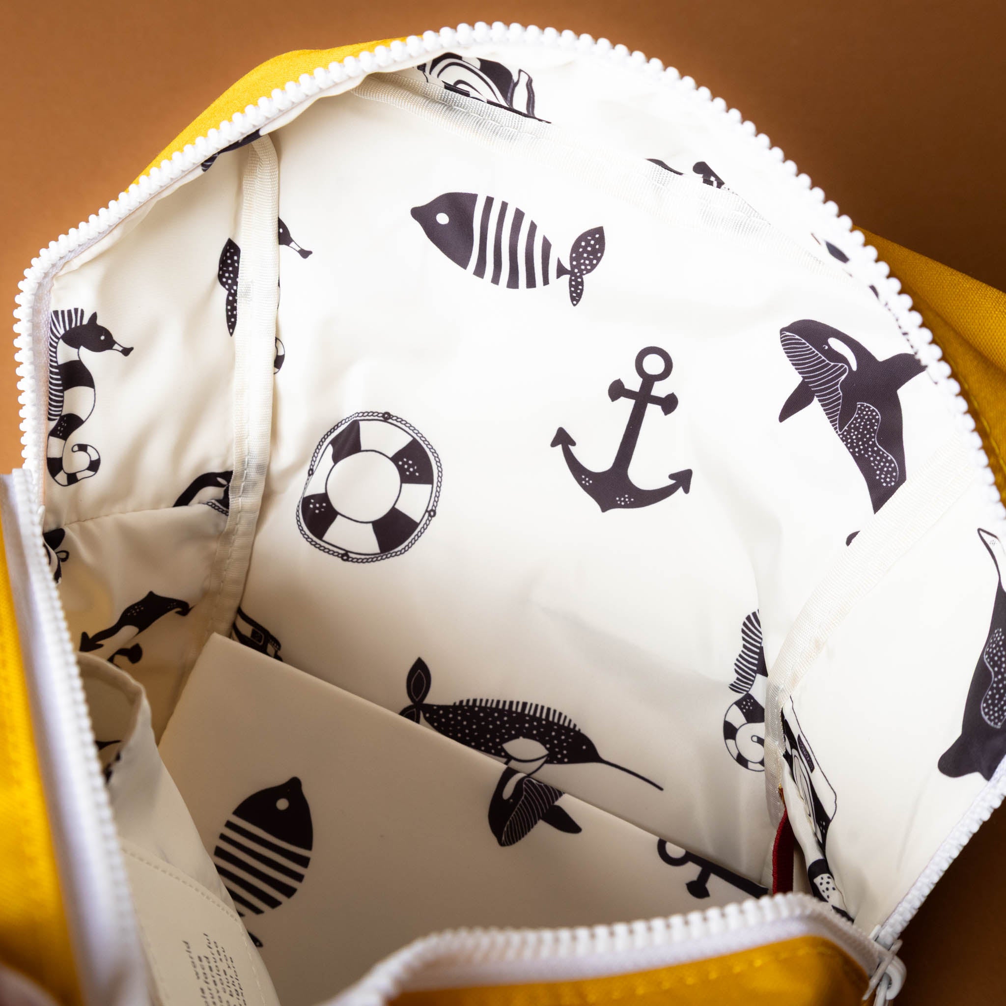 Recycled Wonders Envelope Backpack | Small - Submarine Yellow