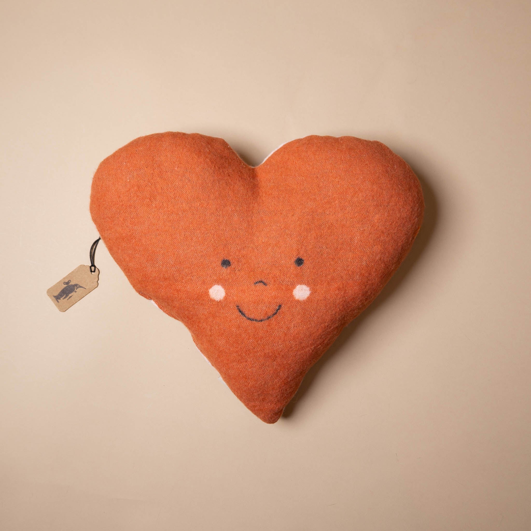 Sleepy-Wakey Heart Pillow