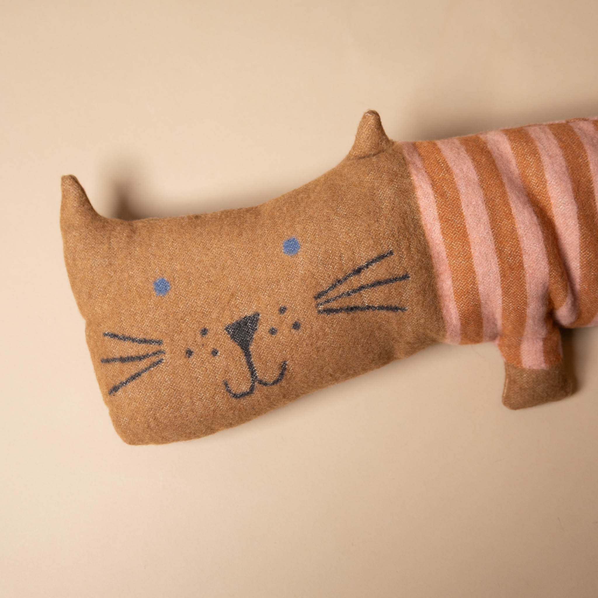 stripey-cat-nesting-cushion-face-blue-eyes