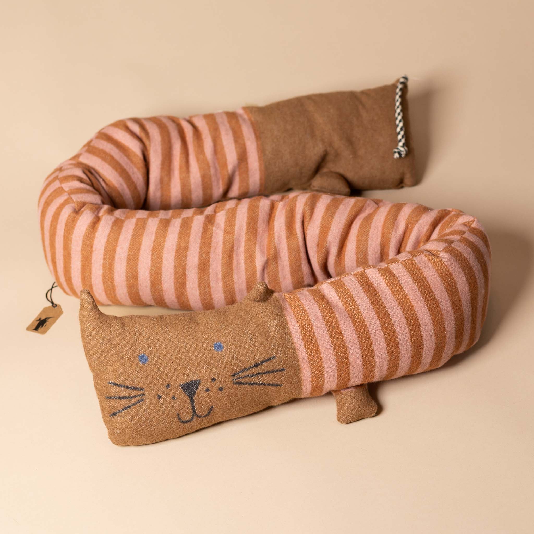 stripey-cat-nesting-cushion