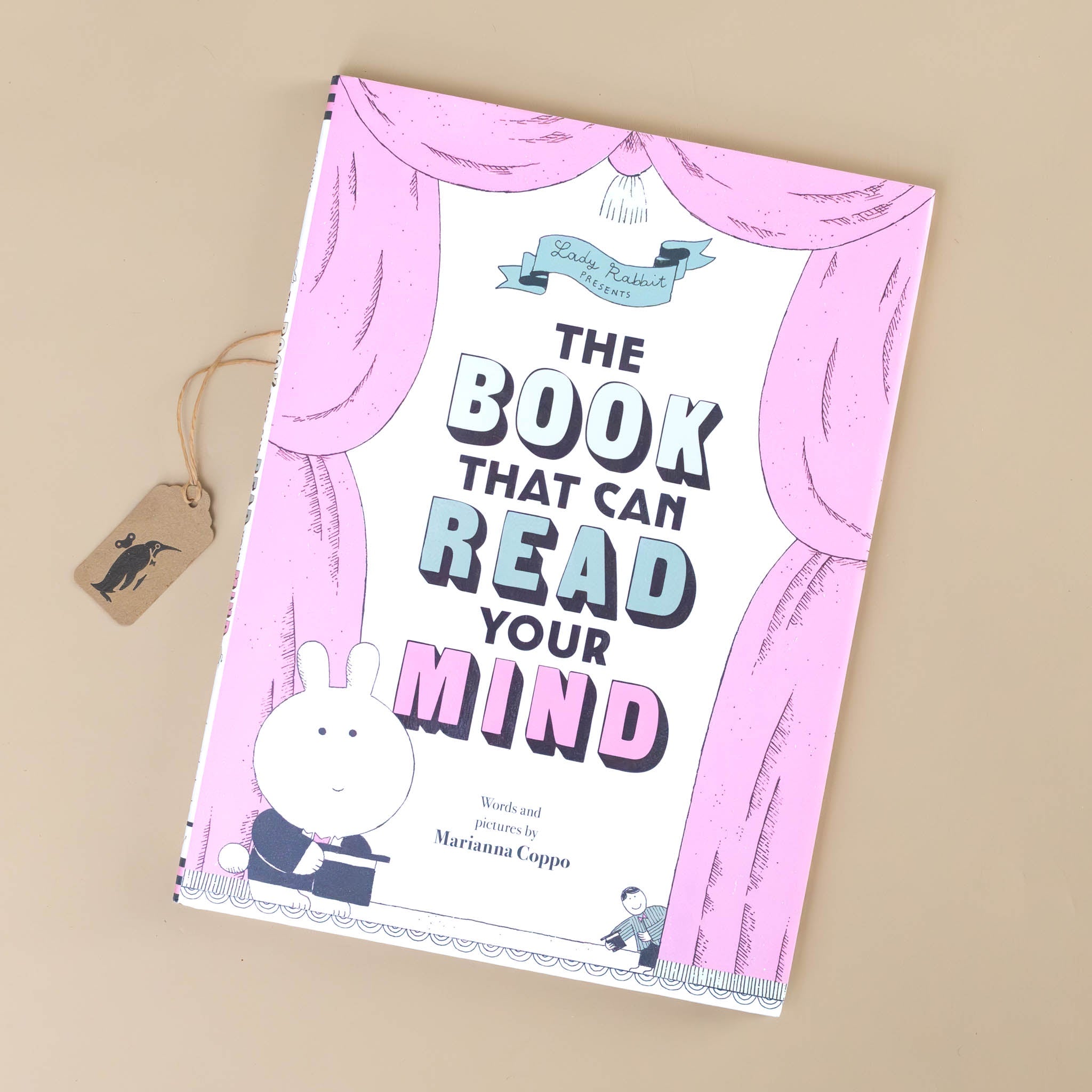 the-book-that-can-read-your-mind-cover-with-stage-curtains-and-a-bunny-with-a-hat