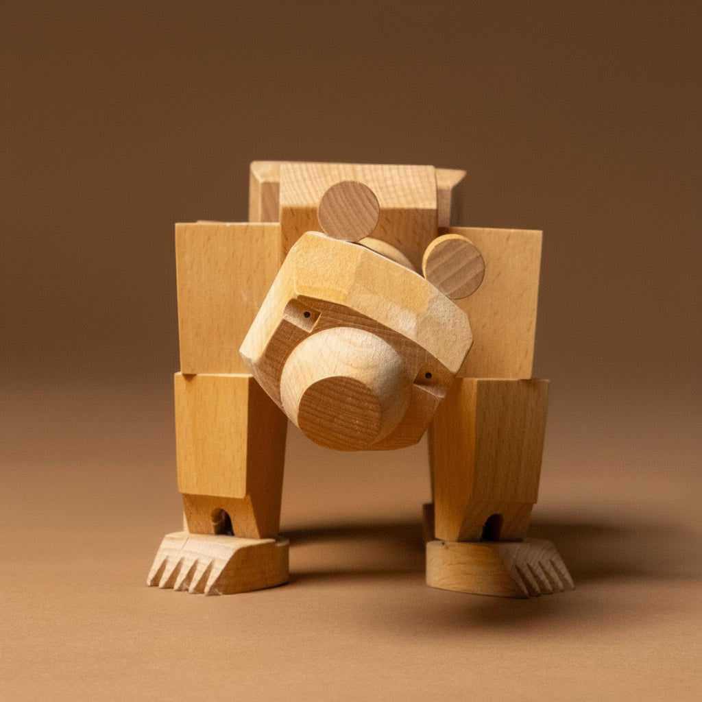ursa-minor-bear-wooden-figure-face