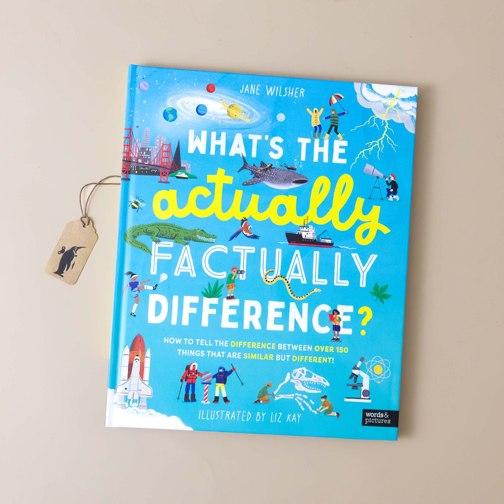 whats-the-actually-factually-difference-book-cover-with-various-scientific-and natural-figures