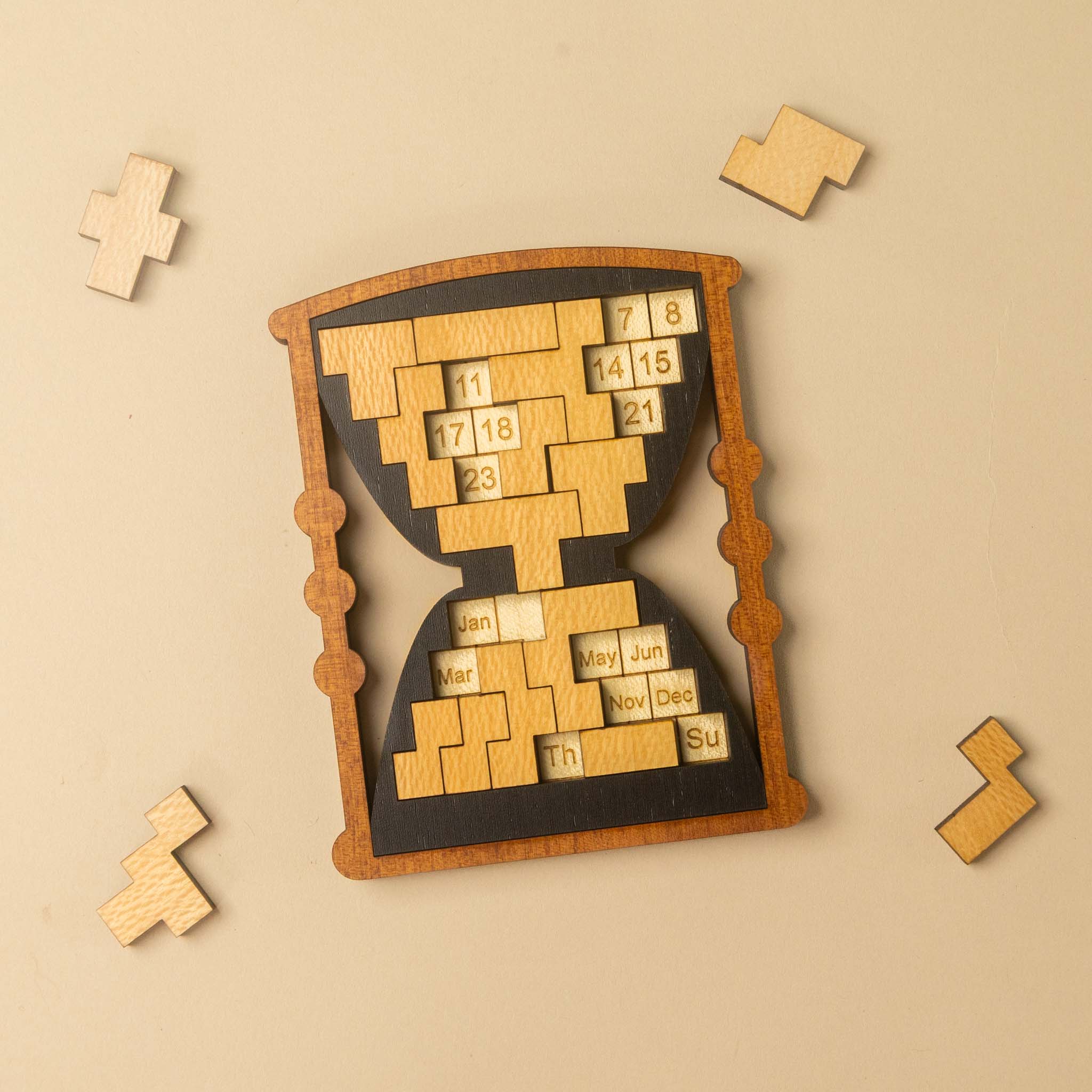 Wooden About Time Puzzle