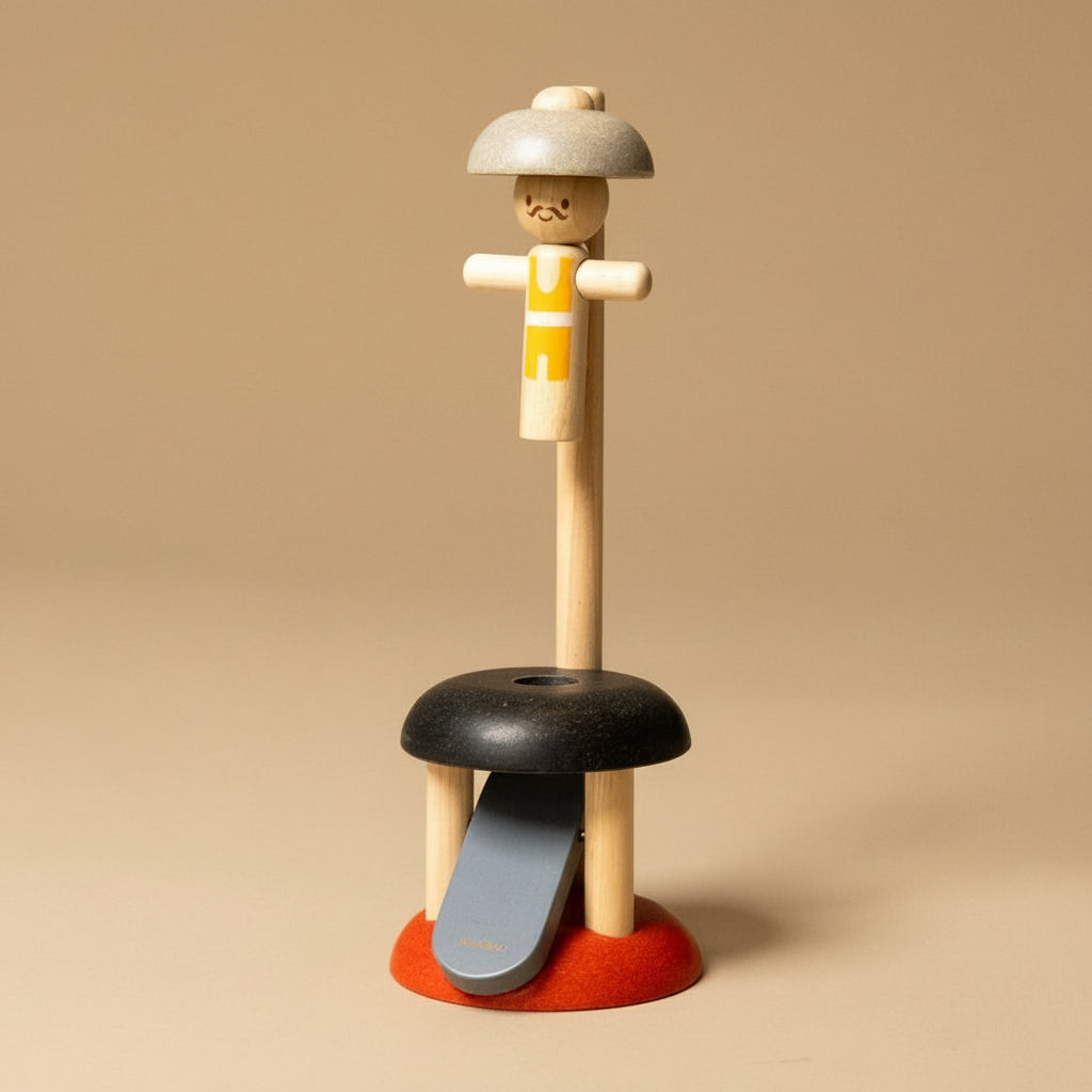 Wooden Jumping Acrobat