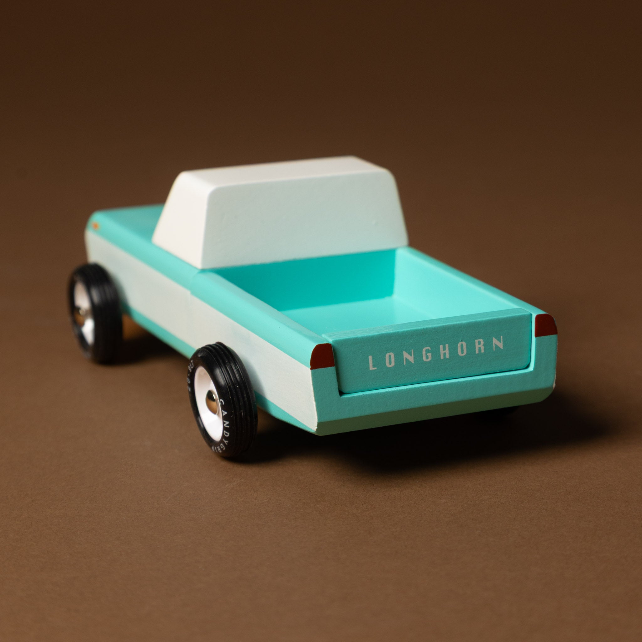 wooden-longhorn-pickup-truck-teal