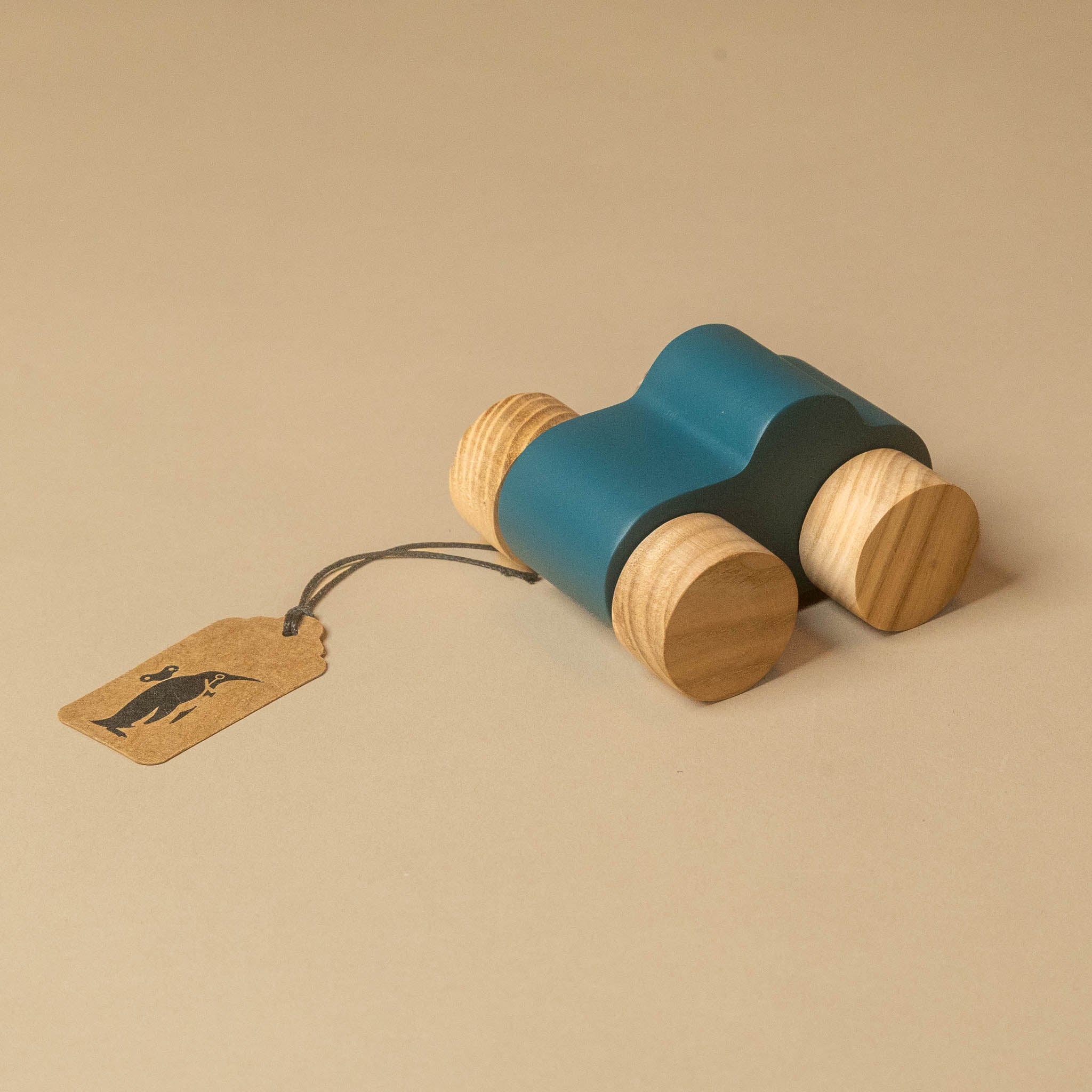 Wooden Puzzle Car | Blue