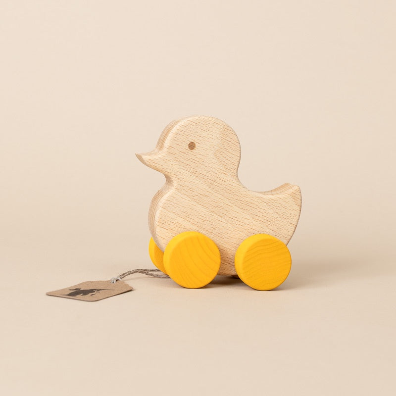 Wooden Roly Poly Duck Chick