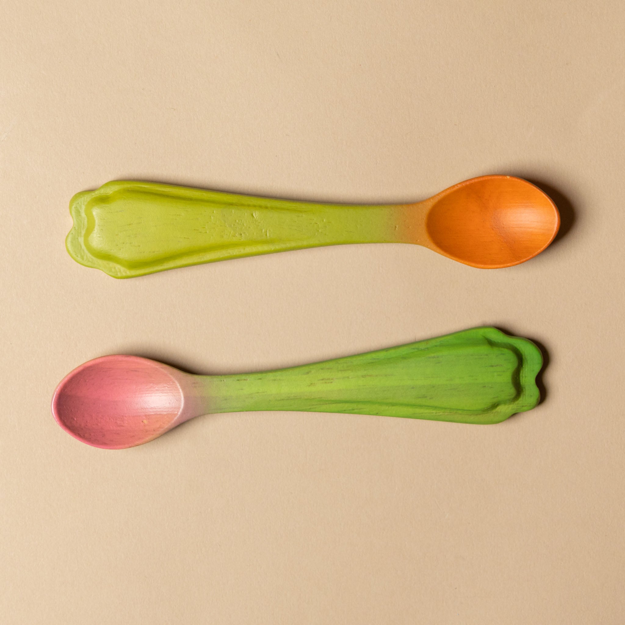 Wooden Spoon Set | Carrot & Radish