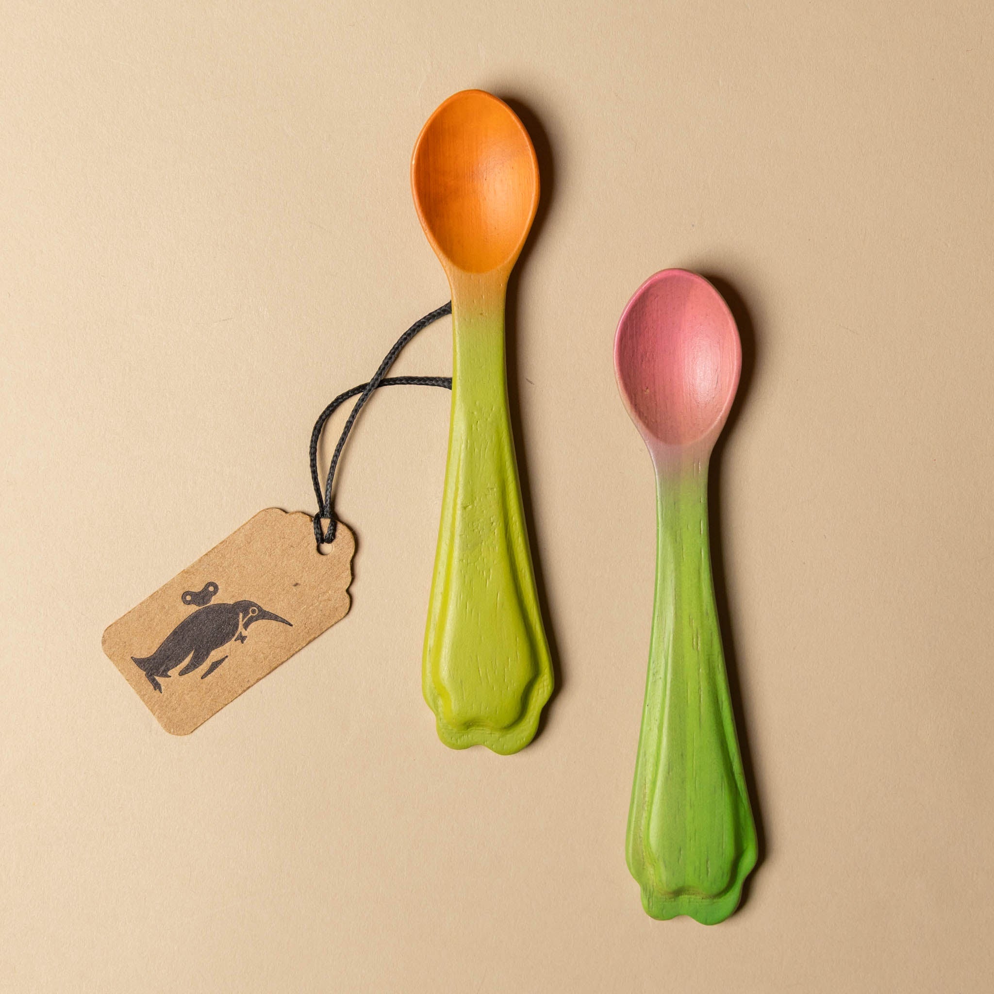 Wooden Spoon Set | Carrot & Radish