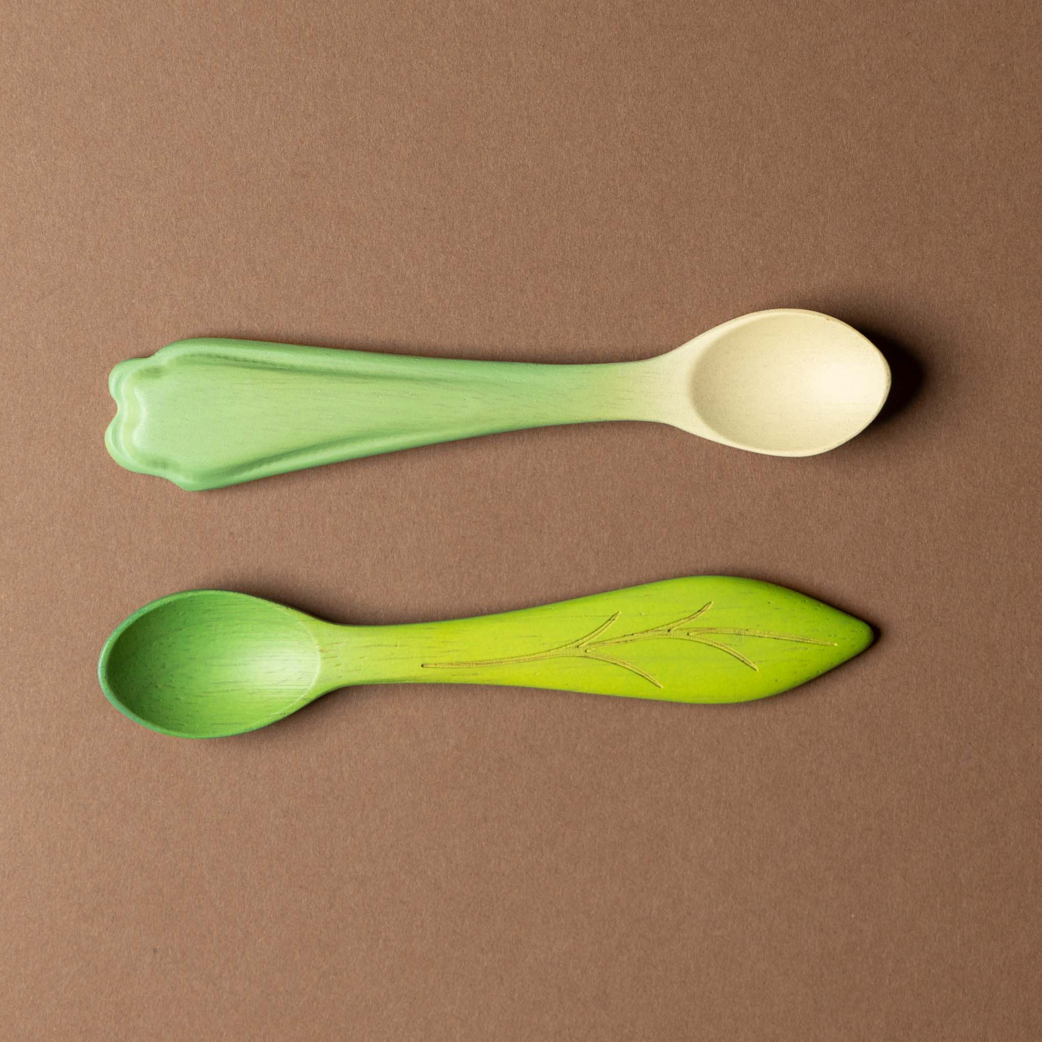 Wooden Spoon Set | Leek & Kale