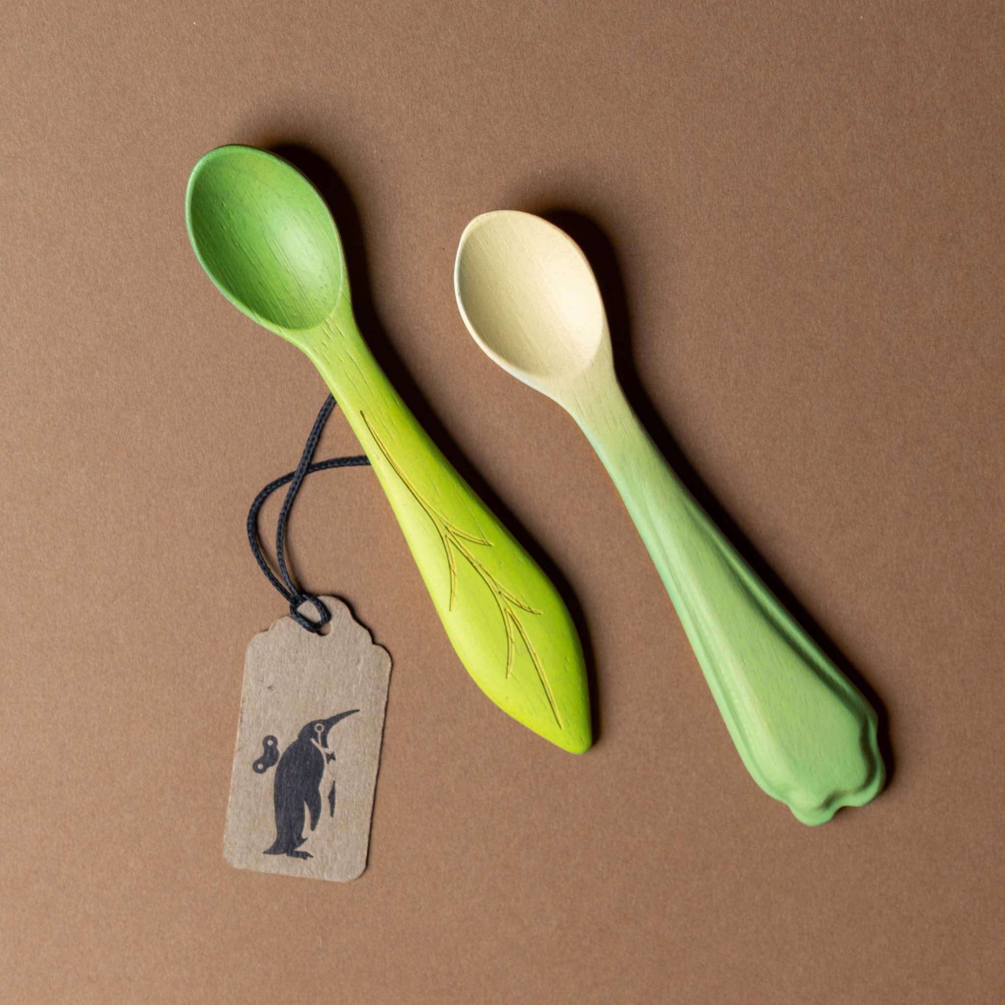 Wooden Spoon Set | Leek & Kale