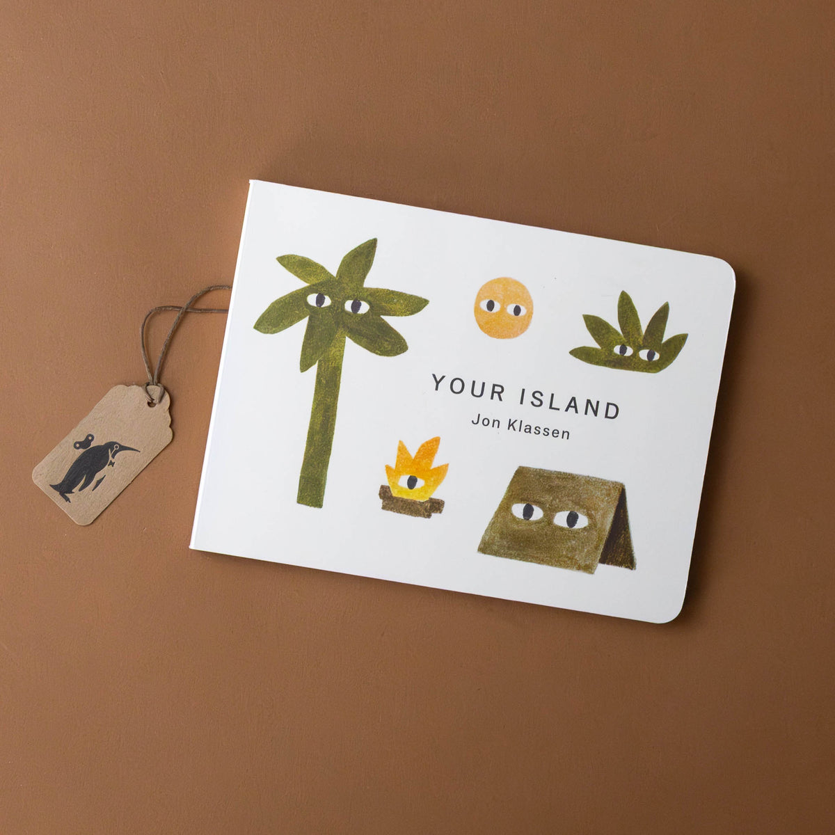 your-island-board-book-cover-with-a-palm-tree-fire-bush-tent