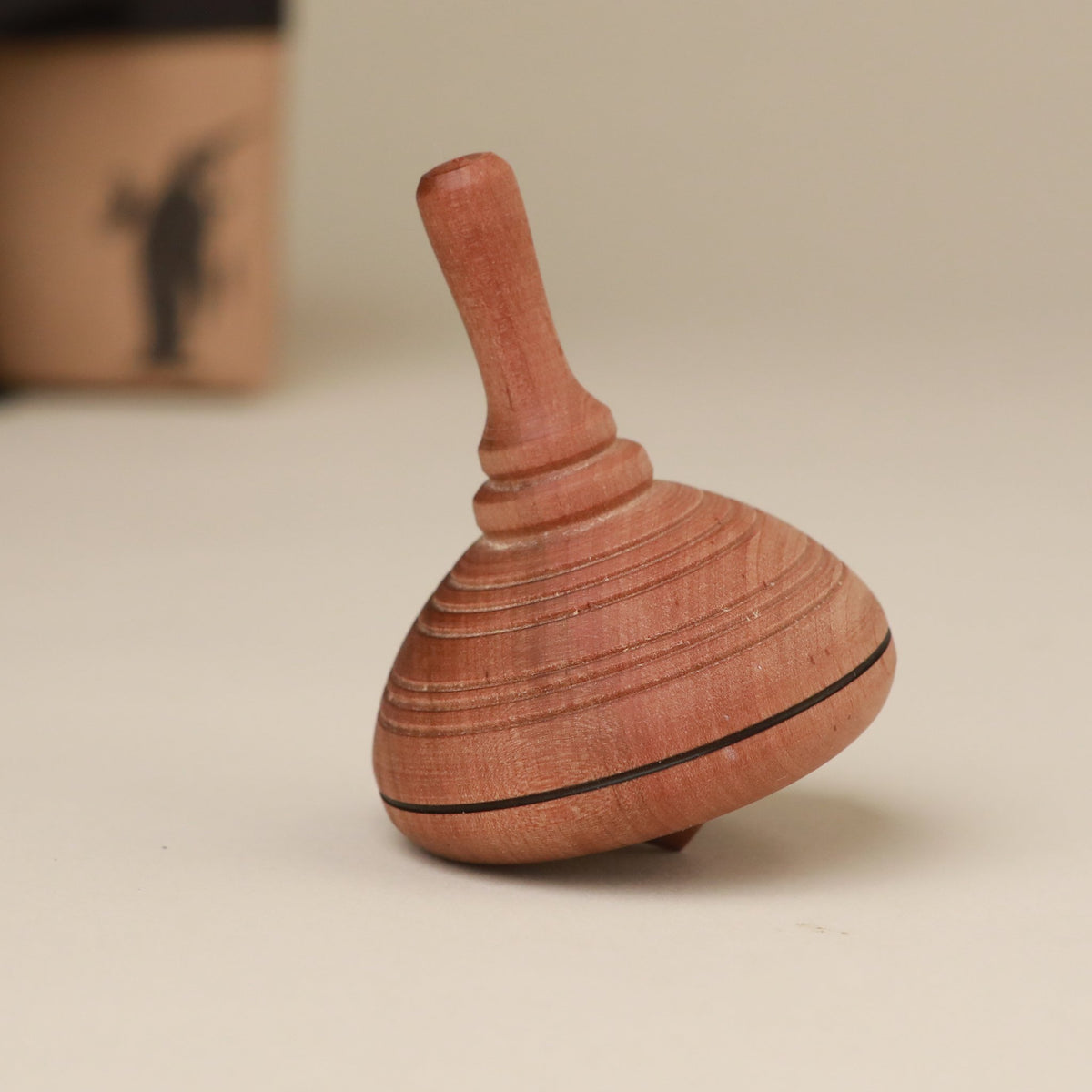 Wooden spinning top hot sale dimensions