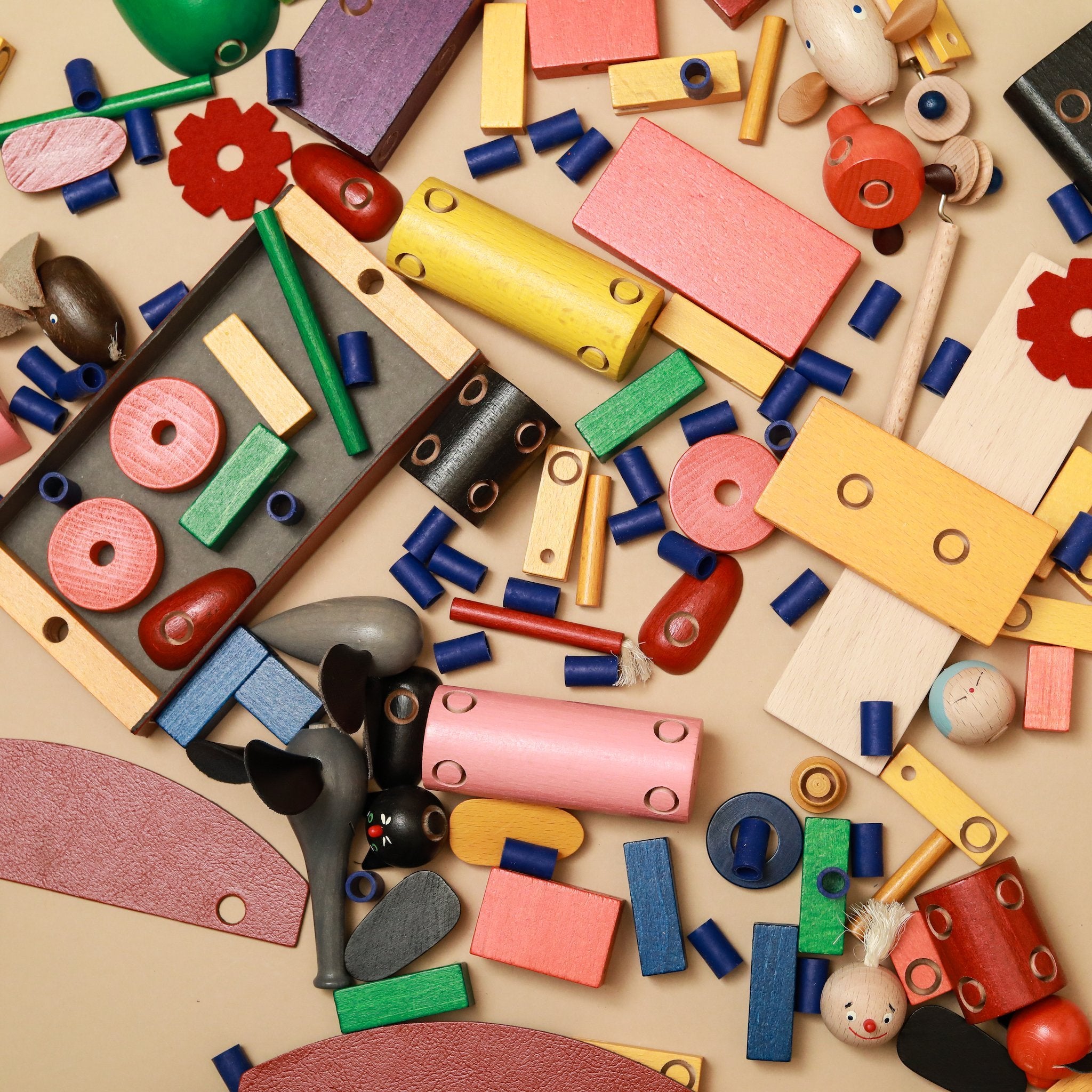 building-pieces-scattered-around