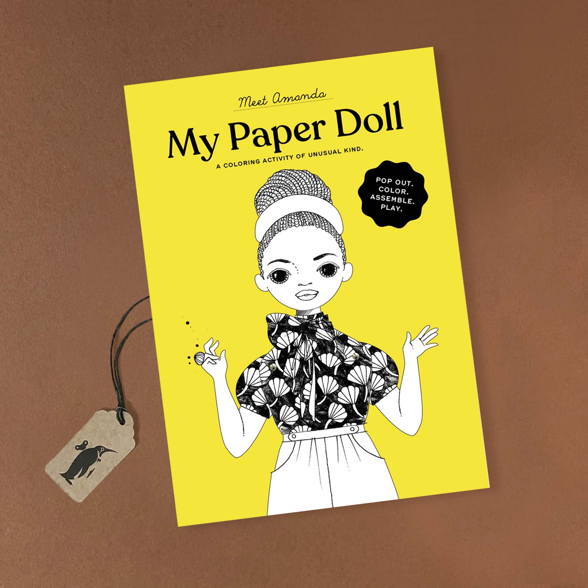 Amanda Paper Doll Coloring Kit - Arts & Crafts - pucciManuli
